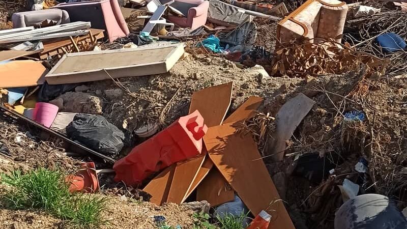 Πρόβλημα με την εναπόθεση ογκωδών στο τριεθνές