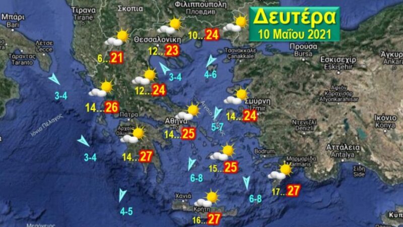 Καλός ο καιρός όλη την εβδομάδα