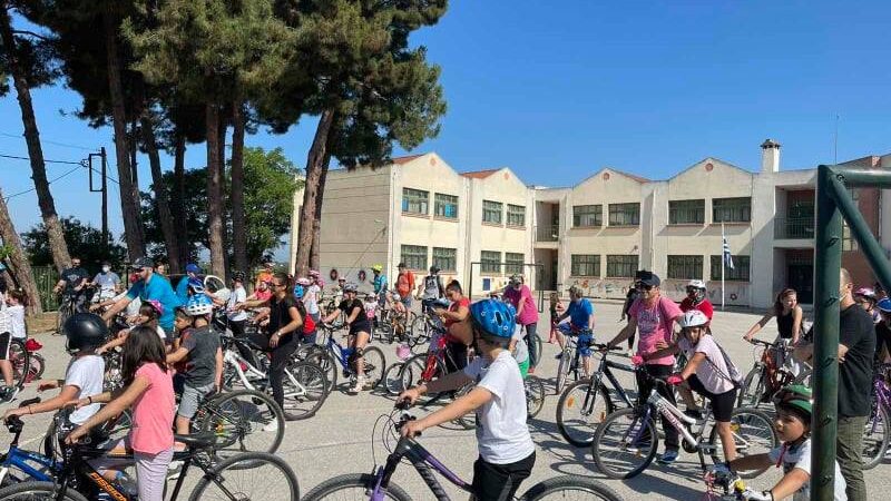 Μεγάλη η συμμετοχή στην ποδηλατάδα της Επανομής (ΦΩΤΟΡΕΠΟΡΤΑΖ)
