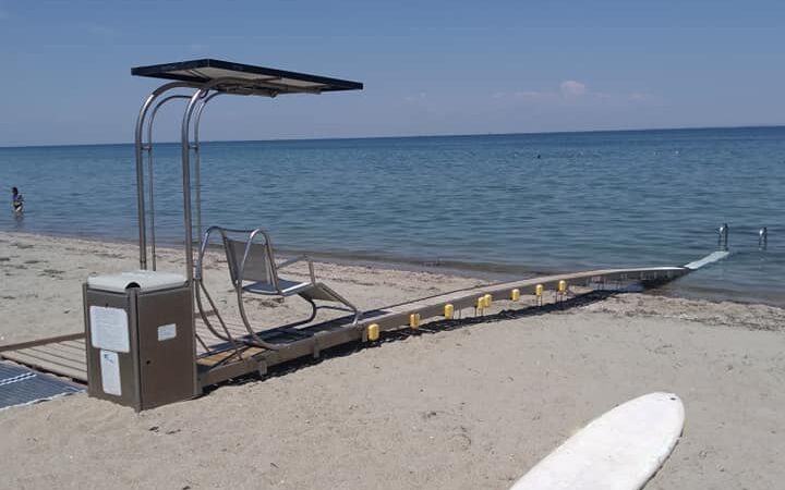 Υποδομή για ΑΜΕΑ στην παραλία των Νέων Επιβατών