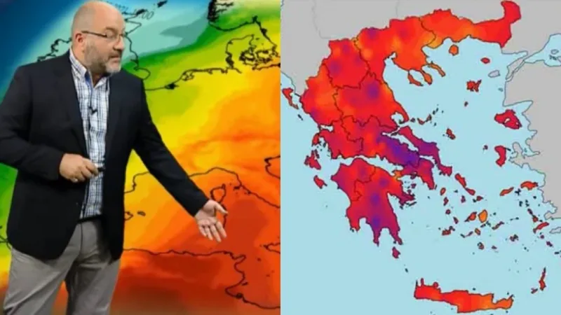 Για νέο καύσωνα προειδοποιεί ο Σάκης Αρναούτογλου