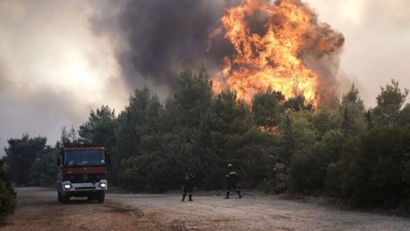 Ενημερώνεται συνεχώς ο Πατριάρχης για τις πυρκαγιές