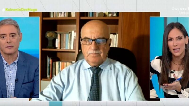 Τζανάκης: “Πρόβλεψη για 1.000 θανάτους το μήνα μέχρι τα Χριστούγεννα” (ΒΙΝΤΕΟ)