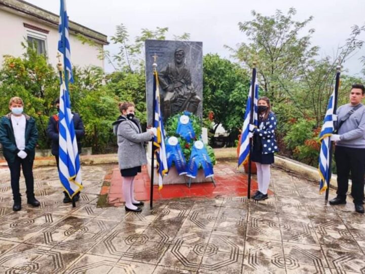 “Μετ΄ εμποδίων” η κατάθεση στεφάνων στο μνημείο του Μακεδονομάχου Δημόπουλου στην Επανομή