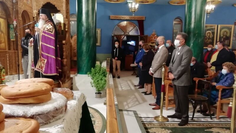 Παρουσία Ιουστίνου ο Μέγας Αρχιερατικός Πανηγυρικός Εσπερινός στην Οσία Παρασκευή των Ν. Επιβατών
