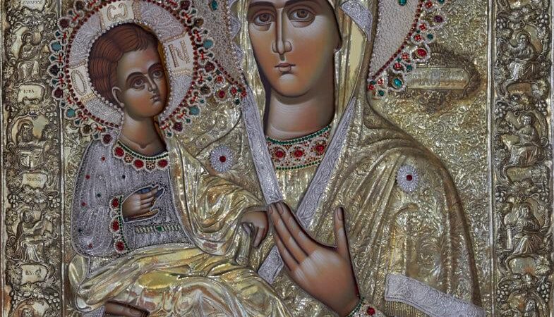 Γιορτάζει η Παναγία η Τριχερούσα στον Ιερό Ναό Αγ. Γεωργίου Επανομής