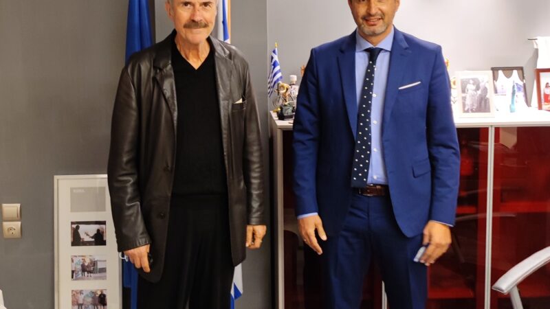 Ο Τάκης Χρυσικάκος στην Περαία