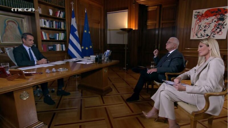 Ξεκάθαρος Μητσοτάκης στο MEGA: ” Δεν θα κάνω lockdown για την μειοψηφία των ανεμβολίαστων” (ΒΙΝΤΕΟ)