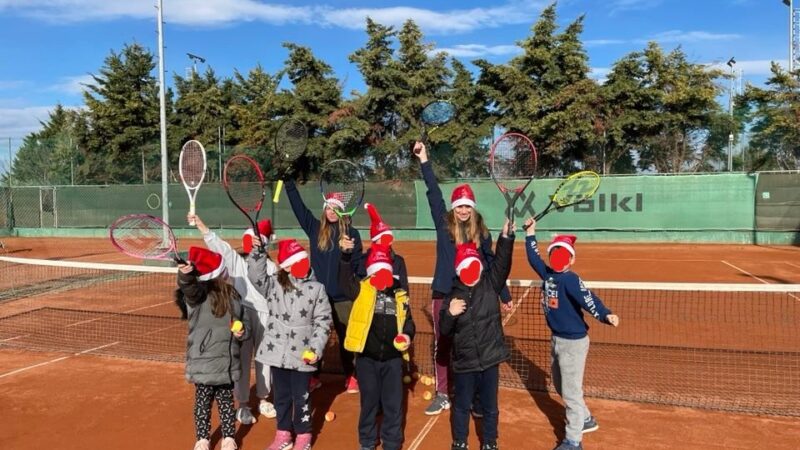 Χριστουγεννιάτικη γιορτή στο TFF Tennis Academy!!!