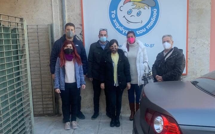 Ξεχωριστή επίσκεψη της ΔΗΜ.ΤΟ Θερμαϊκού της ΝΔ στο “Χαμόγελο του Παιδιού”