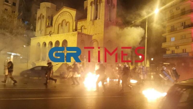 Επεισόδια στη Θεσσαλονίκη για την επέτειο Γρηγορόπουλου