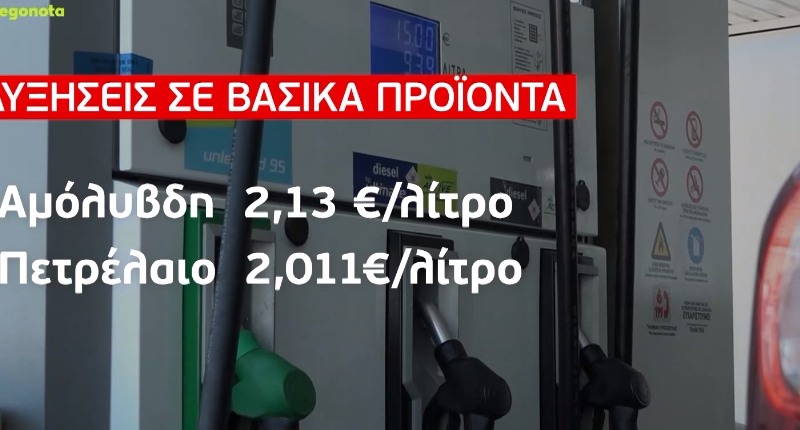 Σε απόγνωση οι καταναλωτές από τις συνεχείς ανατιμήσεις σε βασικά αγαθά (BINTEO)
