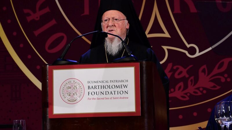 Βαρθολομαίος: ” Είμαστε πάντα υπέρ της ειρήνης”