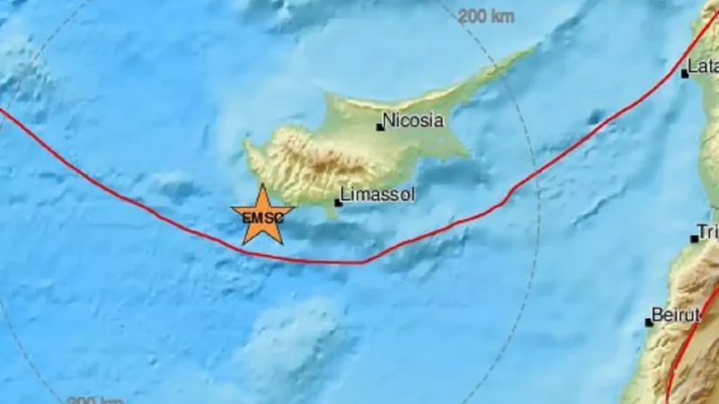 Σεισμός στην Κύπρο-“Κουνήθηκε” όλο το νησί