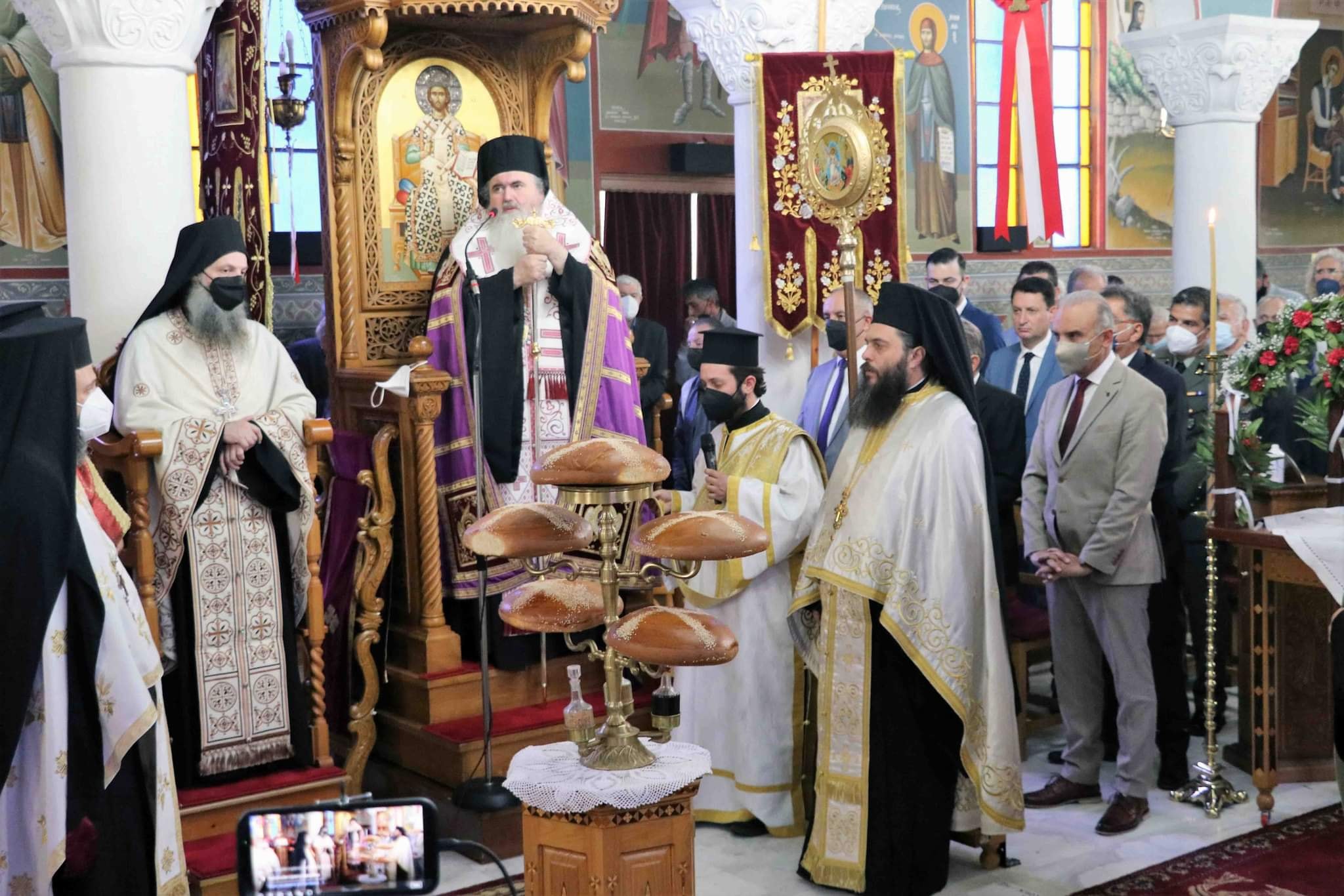 Υπόσχεση Ιουστίνου για επέκταση του Ιερού Ναού του Αγ. Αργυρίου