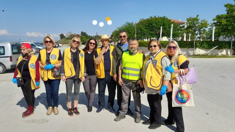 Βίντεο της Λέσχης LIONS Μηχανιώνας από τον καθαρισμό στην Παραλία Επανομής