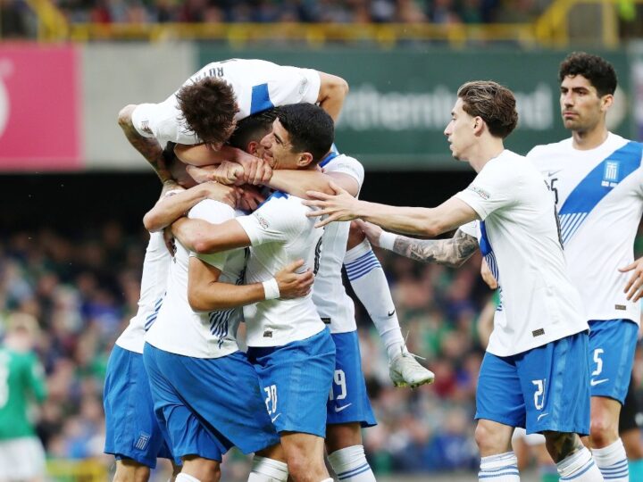 Νίκη της εθνικής Ελλάδας στη Βόρεια Ιρλανδία με Μπακασέτα (0-1)