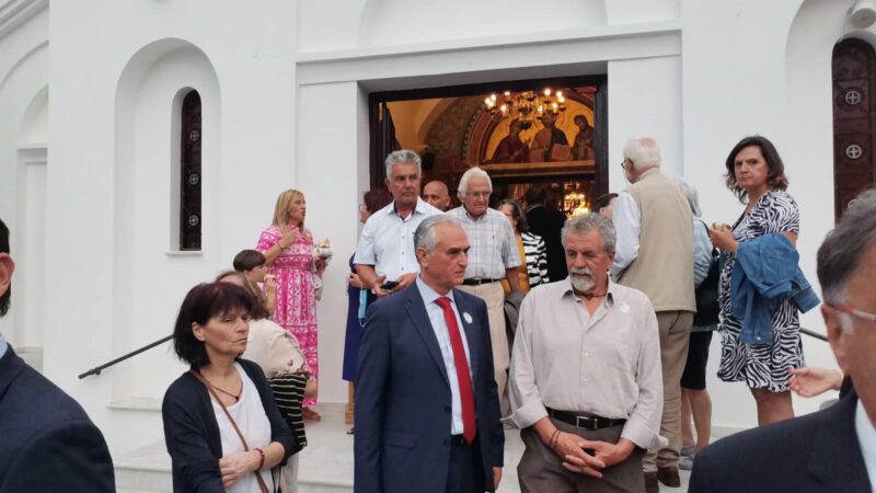 Τετ-α-τετ Καπλάνη-Αναστασιάδη στην Αγία Τριάδα