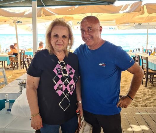 Η Ματίνα Παγώνη ήρθε και έφαγε στην Περαία