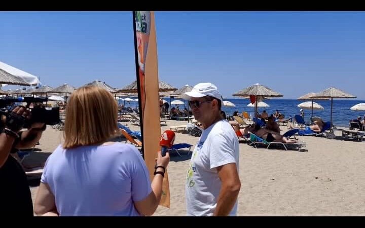 Χρυσάφης: “Κόσμος, καθαρές παραλίες, γαλάζια σημαία!”