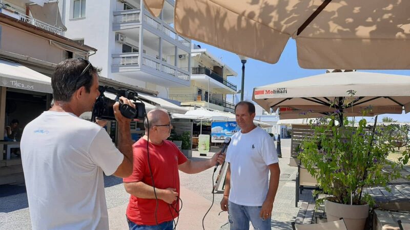 Η TV100 στο “Theros”, μίλησε με τον Σάκη Χρυσάφη