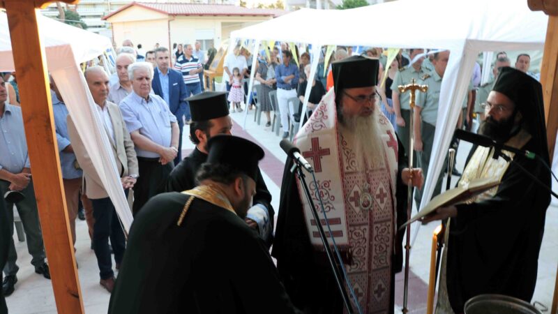Με μεγαλοπρέπεια τα θυρανοίξια του Ιερού Ναού Κοιμήσεως Θεοτόκου στα ΚΑΑΥ (ΦΩΤΟΡΕΠΟΡΤΑΖ)