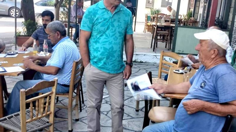 Περιοδεία Καραγιαννίδη σε Λαγυνά, Αγ. Βασίλειο, Γερακαρού και Βασιλούδι