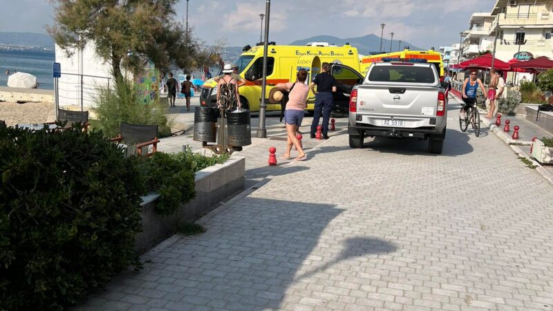 Νεκρός ο άνδρας που έχασε τις αισθήσεις του στην Περαία και τελικώς πνίγηκε