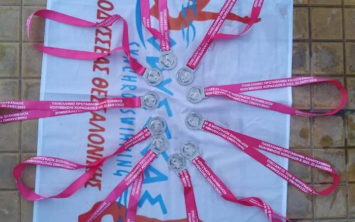 Με 10 μετάλλια γύρισε ο Οδυσσέας από το Πανελλήνιο Πρωτάθλημα Καλλιτεχνικής Κολύμβησης