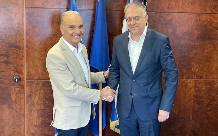 Συνάντηση Τσαμασλή με Θεοδωρικάκο στην Αθήνα: “Προτεραιότητά μας η ασφάλεια των πολιτών”