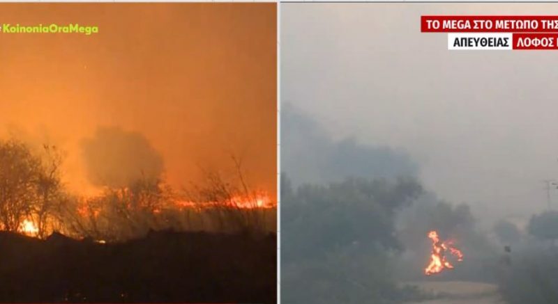 LIVE: Δείτε όλες τις εξελίξεις από την φωτιά στην Πεντέλη-Συνεχής ροή από το MEGA