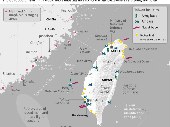 Σκηνικό πολέμου στην Ταϊβάν-Εφτασε η Πελόζι και η Κίνα στέλνει στρατό-Ανοίγουν τα καταφύγια