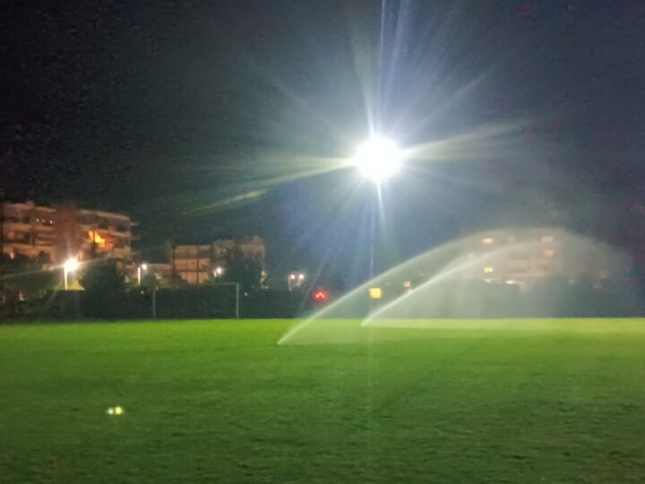 Ωραίες νυχτερινές εικόνες από το γήπεδο των Νέων Επιβατών (ΦΩΤΟ)