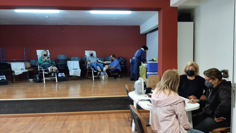 Η αιμοδοσία του Κέντρου Κοινότητας του Δήμου Θερμαϊκού