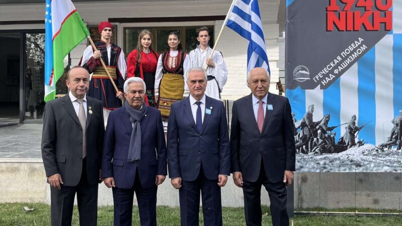 Ο Σάββας Αναστασιάδης στους εορτασμούς των Ελλήνων της Τασκένδης