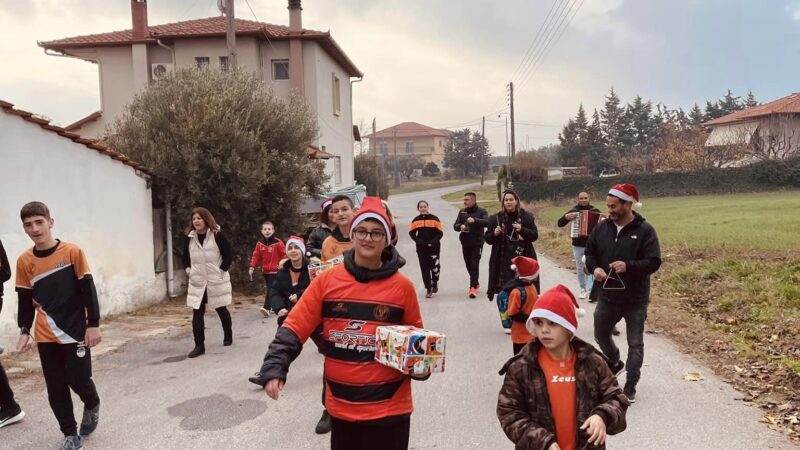 Είπαν τα κάλαντα στους κατοίκους του Μεσημερίου τα παιδιά της Νίκης!