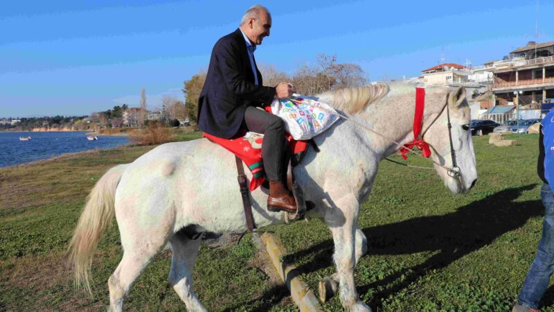 Καβάλα στ΄ άλογο ο Γιώργος Τσαμασλής! (ΒΙΝΤΕΟ)
