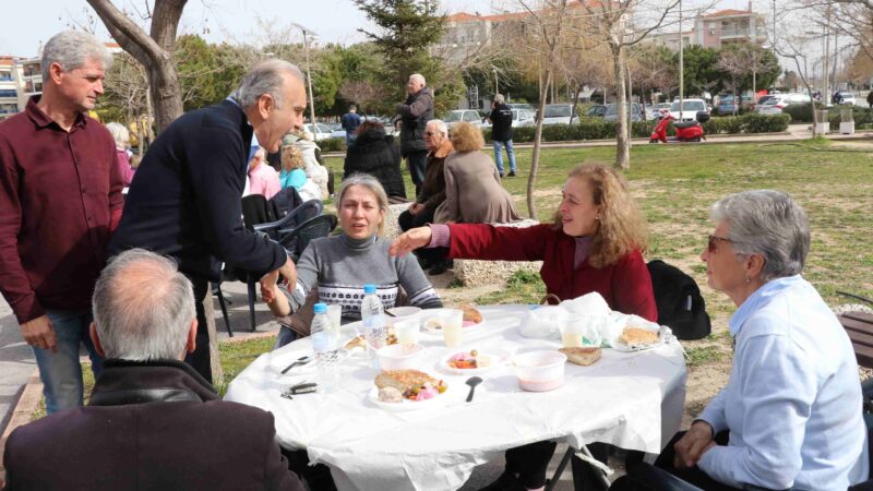 Διάλογος και στήριξη Τσαμασλή από τους πολίτες της Περαίας