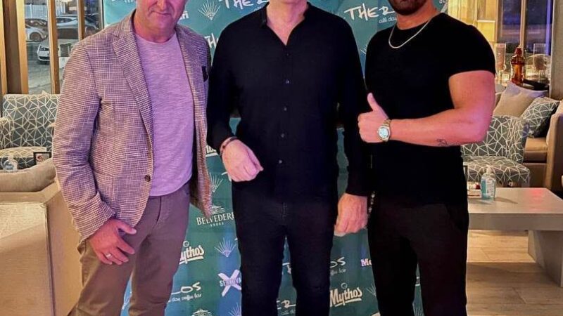 Διασκέδασε στο “Theros” ο Γιάννης Σερβετάς!