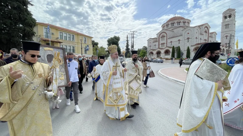 Πανήγυρις Συνάξεως Ιεράς Εικόνος Παναγίας Φανερωμένης Νέας Μηχανιώνας