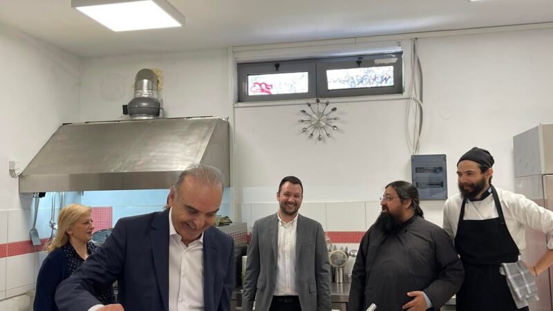 Λίγο πριν την Ανάσταση στις Κοινωνικές Δομές του Δήμου ο Γιώργος Τσαμασλής (ΦΩΤΟΡΕΠΟΡΤΑΖ)
