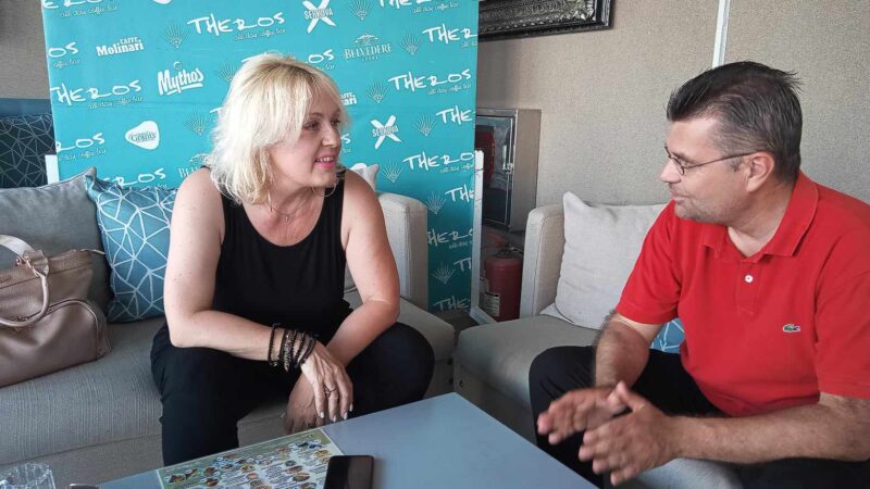 Η Γεωργία Βακάλη στο BestCity.gr: ” Ο κόσμος μας τιμά και διασκεδάζει τα Σάββατα στο Theros” (BINTEO)