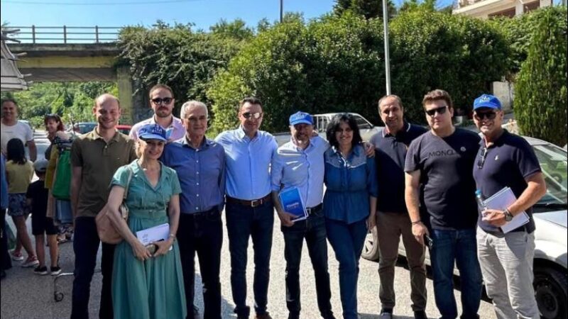 Κλιμάκιο της ΝΔ στην Επανομή (ΦΩΤΟΡΕΠΟΡΤΑΖ)