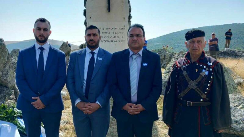 Στο Γράμμο ο Πέτρος Δημητριάδης, τίμησε τους ήρωες του Ελληνικού Στρατού (ΦΩΤΟΡΕΠΟΡΤΑΖ)
