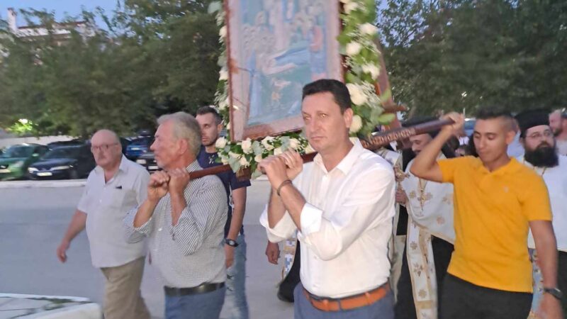 Η περιφορά της Παναγιάς της Επανομής (ΦΩΤΟΡΕΠΟΡΤΑΖ+ΒΙΝΤΕΟ)