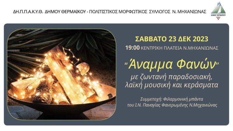ΑΠΟΨΕ η πλατεία της Μηχανιώνας θα γεμίσει Φανούς! (ΒΙΝΤΕΟ)