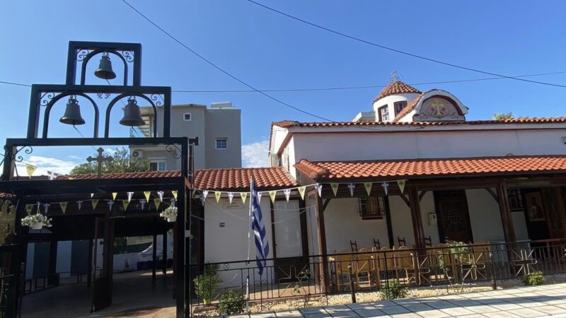 Μνημόσυνο για το δυστύχημα των Τεμπών στους Αγίους Αναργύρους των Νέων Επιβατών