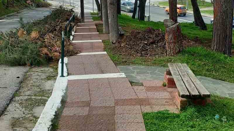 Καλλωπίζεται ο παρακείμενος χώρος της Οσίας Παρασκευής (ΦΩΤΟΡΕΠΟΡΤΑΖ)