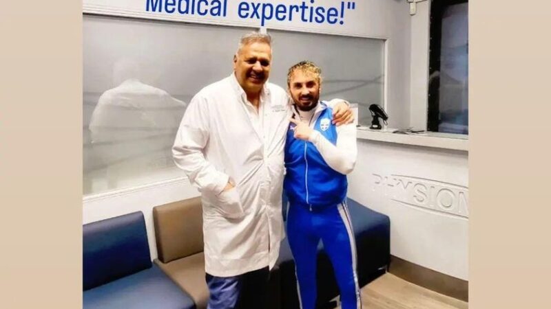 Στη Μηχανιώνα ο Ιωάννης Μελισσανίδης με τον γιατρό του, Κυριάκο Στεφανίδη (ΒΙΝΤΕΟ)