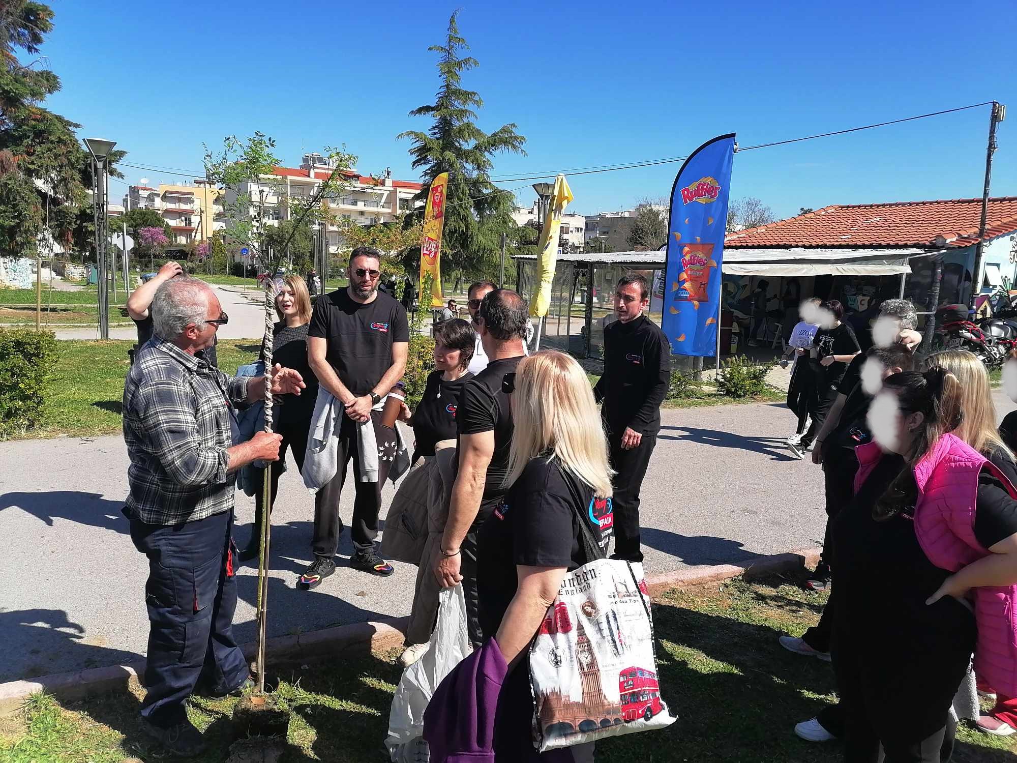 Μαθητική δενδροφύτευση στην Περαία